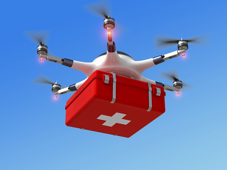 Τα drones ως μέσο επιβίωσης σε περίπτωση καρδιακής ανακοπής