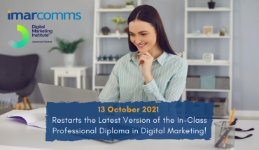 Η ImarComms παρουσιάζει την 9η έκδοση του DMI’s Professional Diploma in Digital Marketing