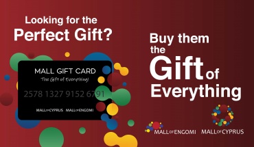 Νέα Gift Card από το Mall of Cyprus και το Mall of Engomi