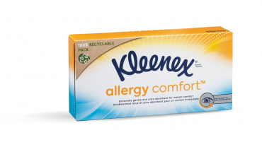 Kleenex Allergy Comfort: Τα νέα χαρτομάντηλα για άμεση ανακούφιση από αλλεργίες