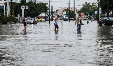 Έντονη η κακοκαιρία στην Αττική