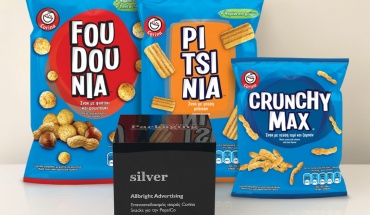 Το επαναλανσάρισμα της σειράς Corina Snacks διακρίθηκε στα Eλληνικά Βραβεία Packaging Awards 2020