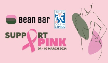 Support Pink: Το Bean Bar στo πλευρό της Europa Donna Κύπρου