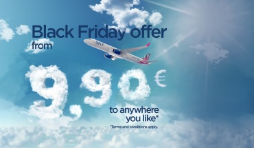 SKY express: Με πτήσεις από €9.90* αυτή τη Black Friday πετάμε παντού πάνω απ’ τα σύννεφα!