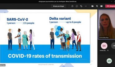 Διαδικτυακές συναντήσεις για διαχείριση πρωτοκόλλου για πανδημία