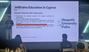 Το Πανεπιστήμιο Νεάπολις Πάφος και η JetBrains στο Reflect Festival 2024